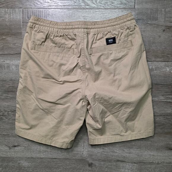 Vans Men’s Medium Beige Range Relaxed Elastic Waist Shorts 721404 - Picture 4 of 7